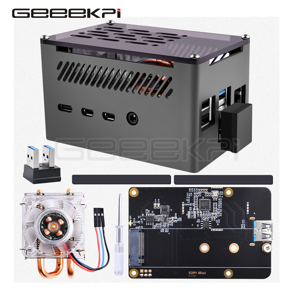 GeeekPi Caixa de tijolo de alu - Argon One V3 M.2 Nvme Case avaliação e preço